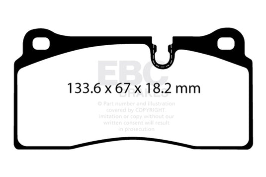 Ebc DP32425C EBC Redstuff Brake Pad Sets