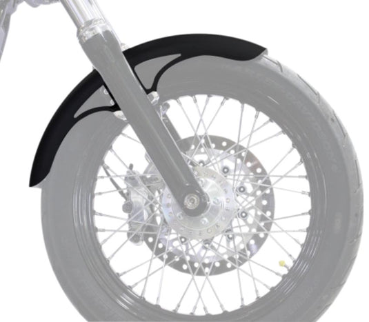 Klock Werks KWF-03-0014 Tire Hugger Series P-Tom Front Fender with Raw Mounting Blocks for 19in. Wheel