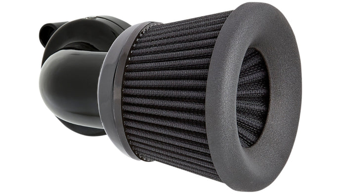 Arlen Ness 600-028 Velocity 90deg. Air Cleaner Kit - Black