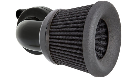 Arlen Ness 600-028 Velocity 90deg. Air Cleaner Kit - Black