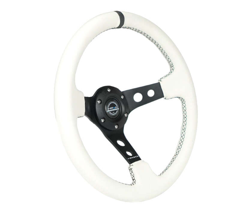 Load image into Gallery viewer, Nrg RST-006BK-WT-B NRG Steering Wheels - Reinforc
