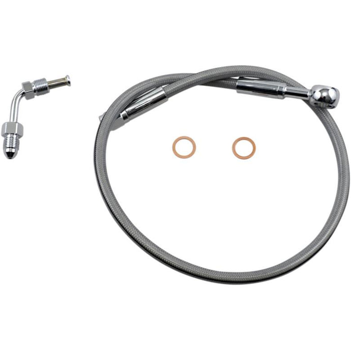 Magnum SSC1506-22 Clear Coated XR Stainless Upper Front Brakeline Kit - 22in. Total Length