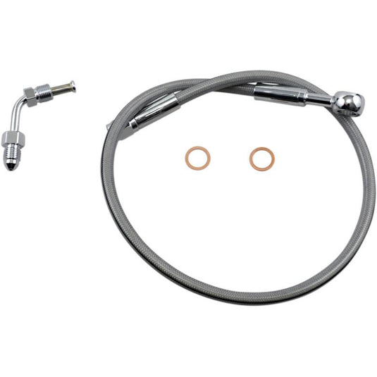 Magnum SSC1506-22 Clear Coated XR Stainless Upper Front Brakeline Kit - 22in. Total Length