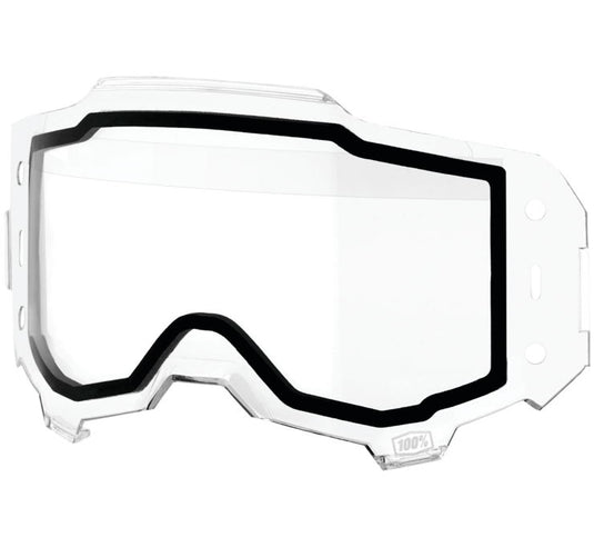 100% Armega Forecast Dual Pane Lens - Clear