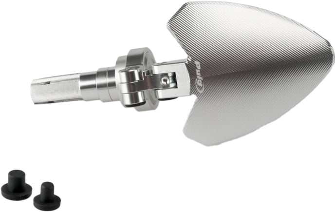 Puig 21087D Left Mirror End Folding Handlebar - Silver