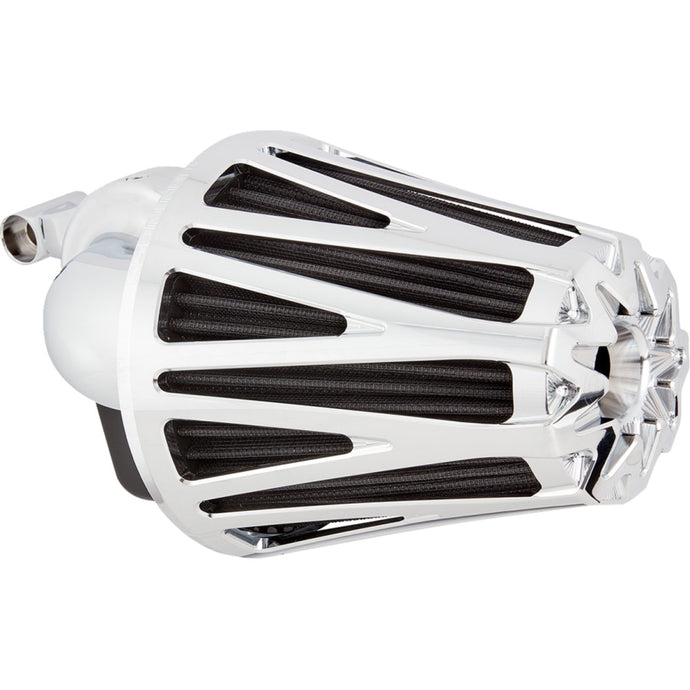 Arlen Ness 600-091 Monster Sucker Air Cleaner Kit with Cover - CrossFire/Chrome