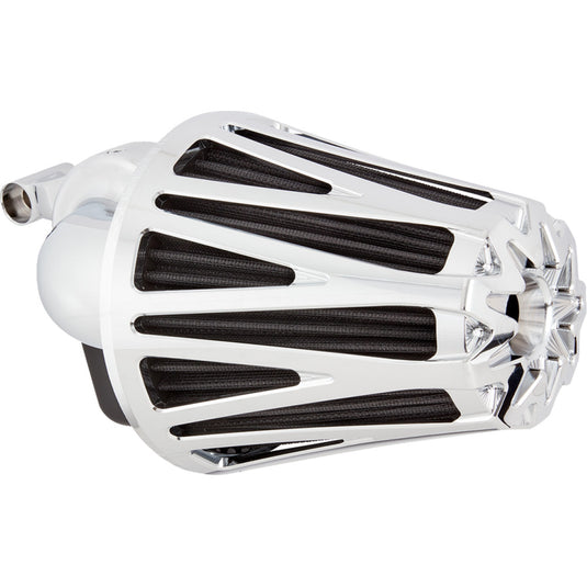 Arlen Ness 600-091 Monster Sucker Air Cleaner Kit with Cover - CrossFire/Chrome