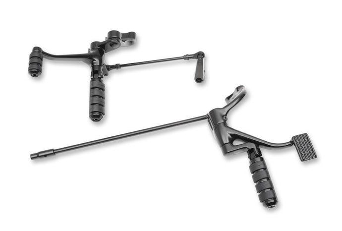 Drag Specialties 1622-0489 Sportster Forward Control Kit - 2in. Extended - Black