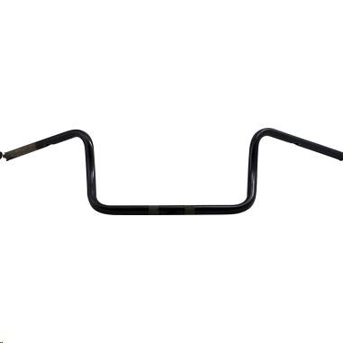 Drag Specialties 0601-5040 1in. Touring Ape Hanger Handlebar - 10in. - Gloss Black