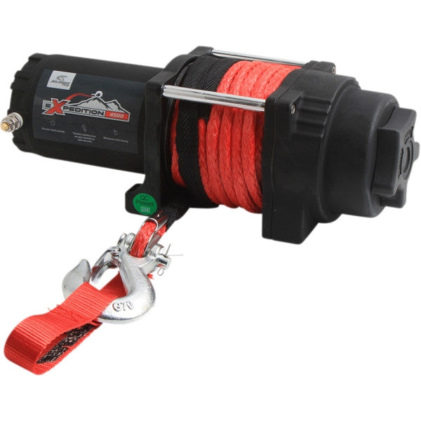 All Balls Racing Inc 431-01026 4,500-lb Expedition Series 4-Bolt Winch with Synthetic Rope