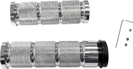 Harddrive 353062 Retro Grips - Chrome
