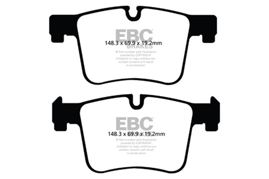 Ebc DP22105 EBC Greenstuff Brake Pad Sets