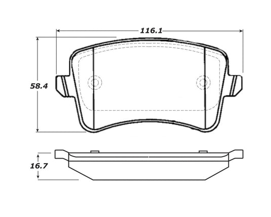Stoptech 308.13860 ST Street Brake Pads