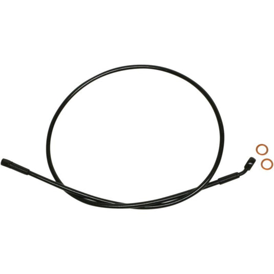Magnum SBB0706-19 Alternative Length XR Stainless Extreme Response DOT Upper Brake Line - 10mm. 35deg. Banjo - 19in.