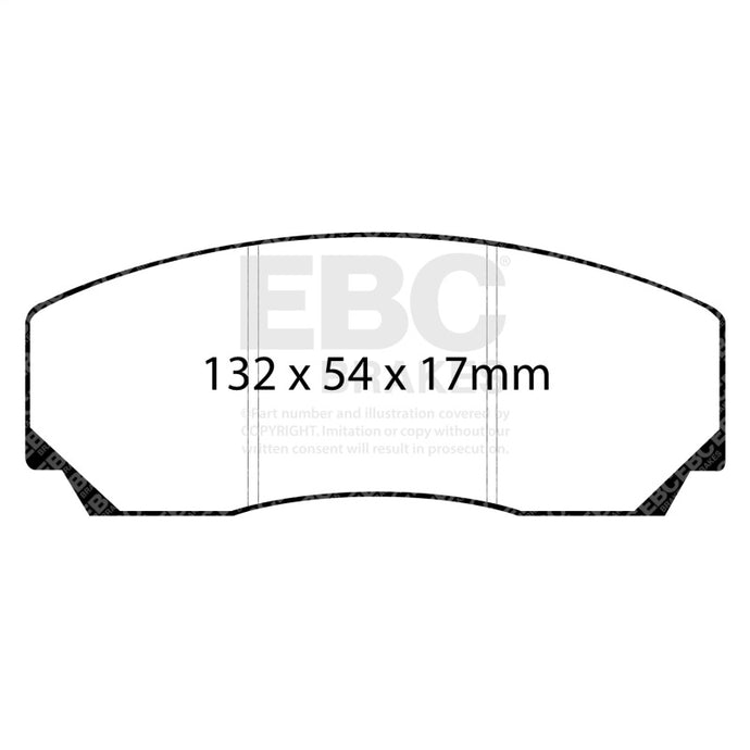 Ebc DP4002R EBC Yellowstuff Brake Pad Sets