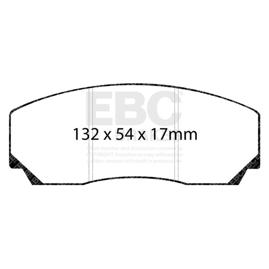 Ebc DP4002R EBC Yellowstuff Brake Pad Sets