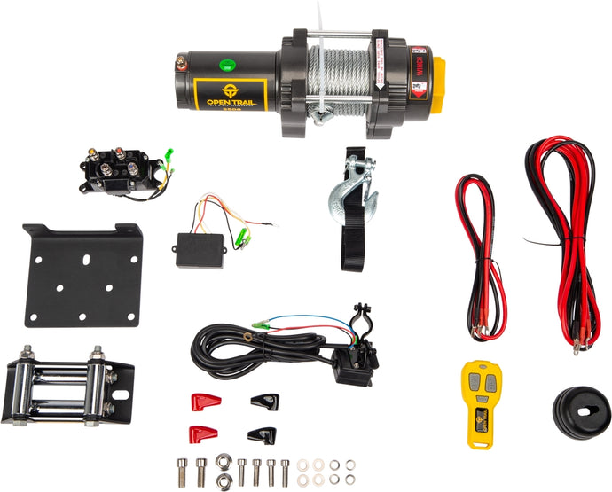 Open Trail 460-0129 3500LB Steel Cable Winch