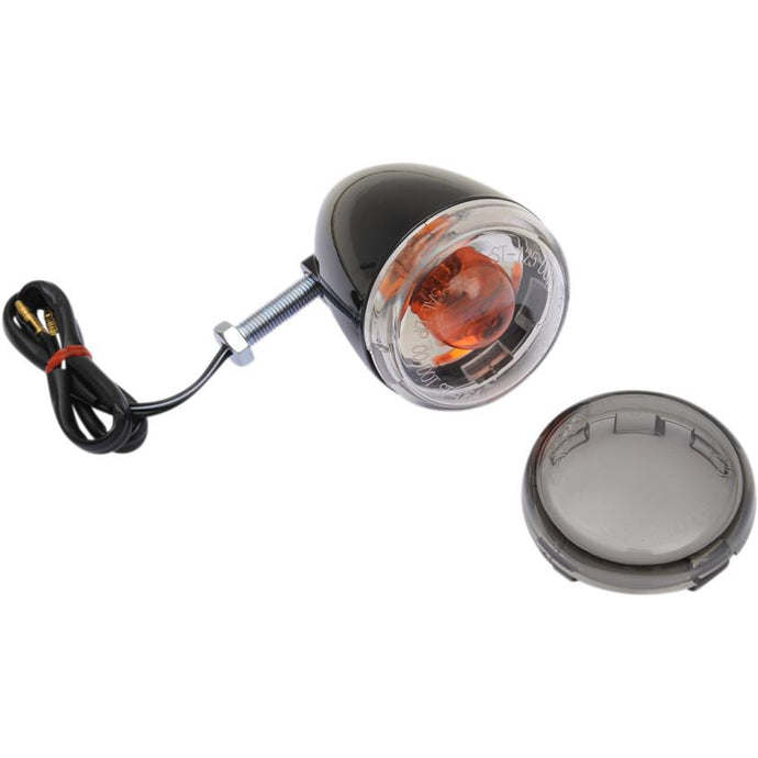 Drag Specialties 2020-1430 DOT Compliant Rear Turn Signal - Gloss Black