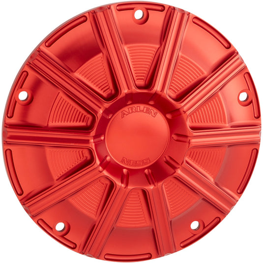 Arlen Ness 700-006 Derby Cover - 10-Gauge  - Red Anodized