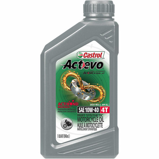 Castrol 159A99 Actevo X-Tra 4T Synthetic Blend - 10W40 - 1qt.