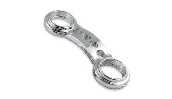 Custom Cycle TB 2649-1 DG Chrome Billet Aluminum Fork Truss - 49mm