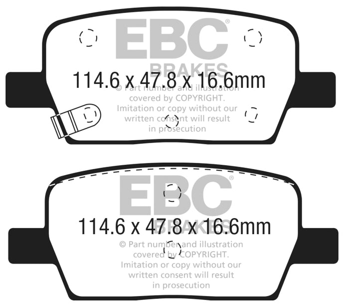 Ebc DP63064 EBC Greenstuff Brake Pad Sets