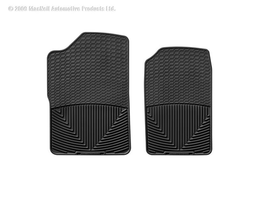 Weathertech W14 WT Rubber Mats - Front - Blk