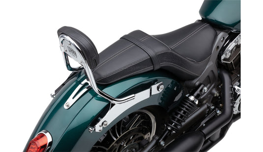 Cobra 502-2210 Detachable Backrest for Indian - 2-up Seat - Chrome