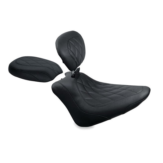 Mustang Motorcycle 79745 MMP Solo with Driver Backrest Diamond