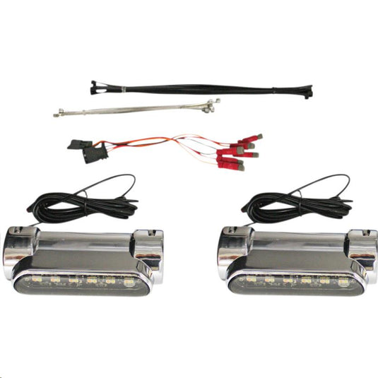 Custom Dynamics CD-CB-AW-UNV-C Engine Guard LED - Chrome