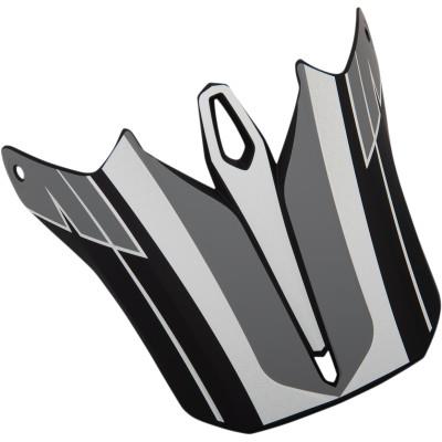 Z1r Visor for F.I Helmets - Hysteria, Gray/White