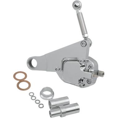 Gma Engineering GMA-200PSC 2-Piston Single Disc Front Brake B-Caliper - Smooth Chrome