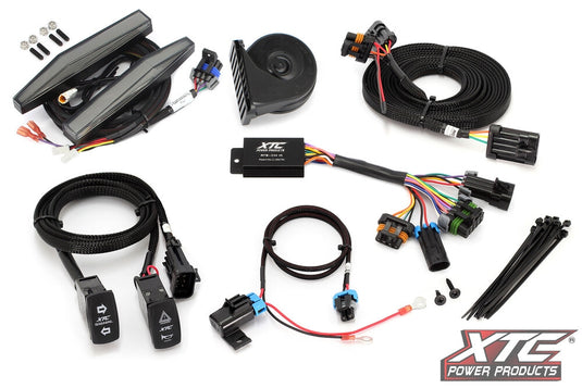 Xtc Power Products ATS-POL-GEN-DRL Auto Turn Signal Kit - with Horn and Front DRL Lights Can