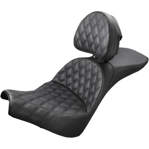 Saddlemen 813-27-030LS Explorer LS Touring Seat with Backrest