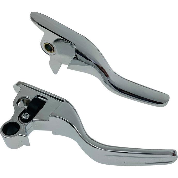Drag Specialties 0610-2323 Short Lever Set - Chrome