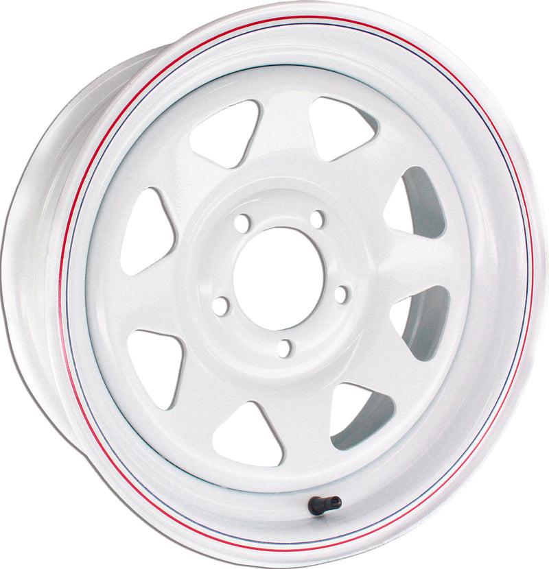 AWC 8034540 8 Spoke Steel Trailer Wheel - 13x4.5 - 4/4