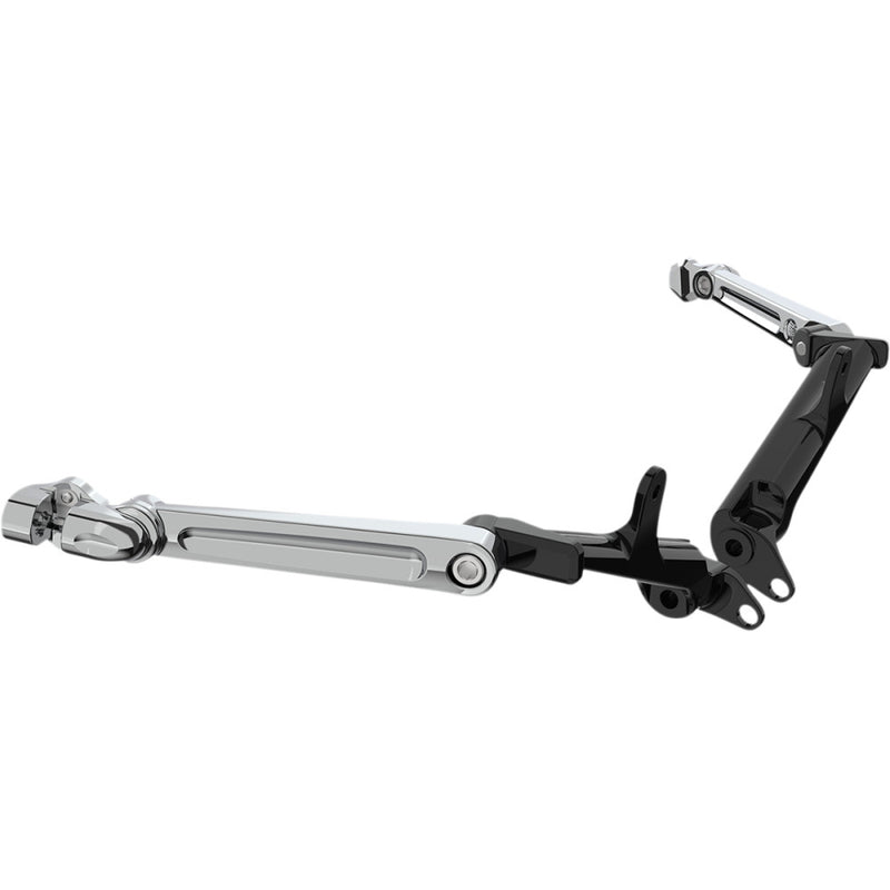 Ciro 60600 Extended Leght Frame-Mounted Highway Peg Mount - Chrome