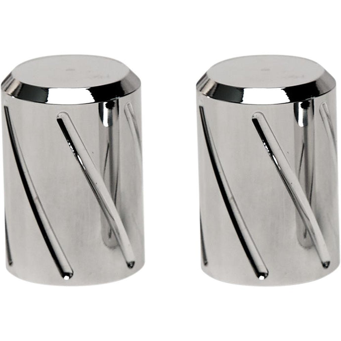 Pro Pad DSC-SPRL-LC Billet Docking Station Chrome Spiral Cover - 2pc. Long