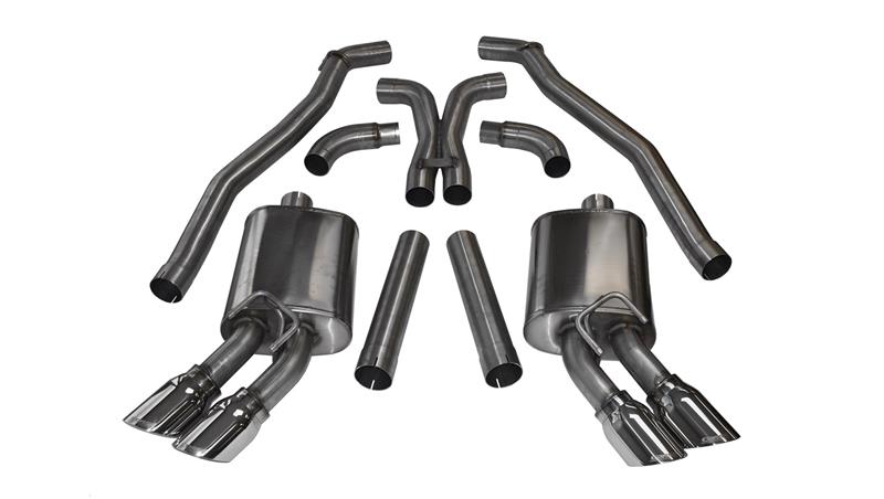 Load image into Gallery viewer, Corsa Performance 14971 COR Cat-Back + X-Pipe Sport
