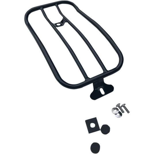 Motherwell MWL-118-GB 7in. Solo Luggage Rack - Gloss Black