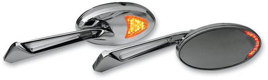 Rivco Products MIRLED Custom LED Mirror with Front and Rear Accent Lights - Chrome