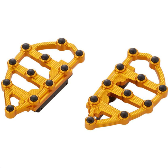 Arlen Ness 06-899 Passenger Floorboards - Gold Anodized