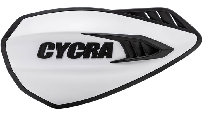 Cycra 1CYC-0056-237 Cyclone Handguards - White/Black