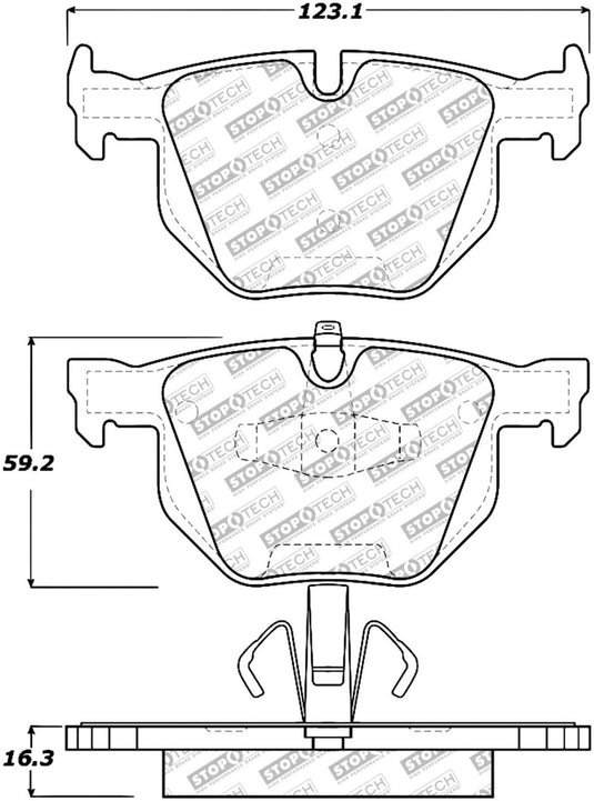 Stoptech 305.11700 ST Street Brake Pads