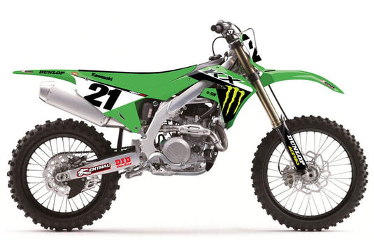 Dcor 20-20-663 2023 MEK Kawasaki Graphics Complete Kit - Black