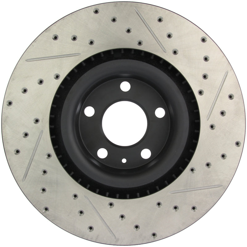 Load image into Gallery viewer, Stoptech 127.33087R ST Slot &amp; Drill Brake Rotors
