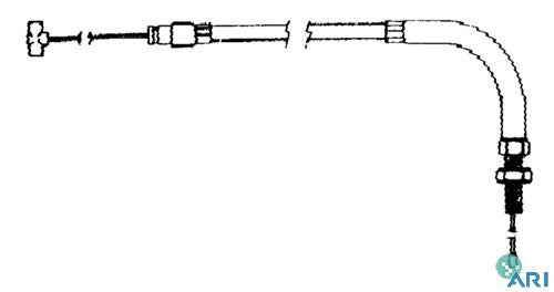 Sp1 05-138-02 Single Throttle Cable for Mikuni 40mm to 44mm Carburetors