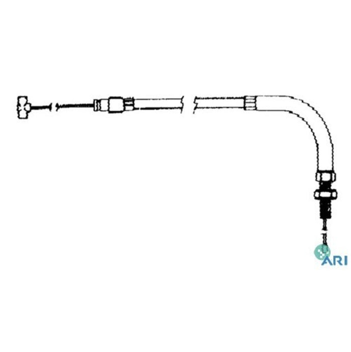 Sports Parts Inc 05-138-02 Single Throttle Cable for Mikuni 40mm to 44mm Carburetors