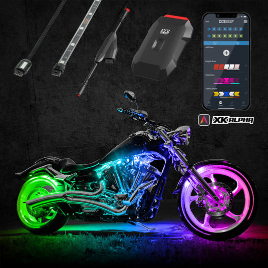 Xkglow XK-WHIPB-STA XKG LED Moto Light Kit