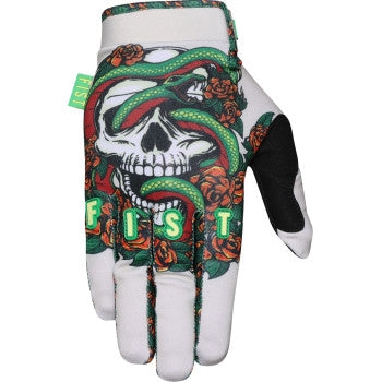 Load image into Gallery viewer, Fist Handwear Strapped Poison Gloves (X-Large, Red/Gray)
